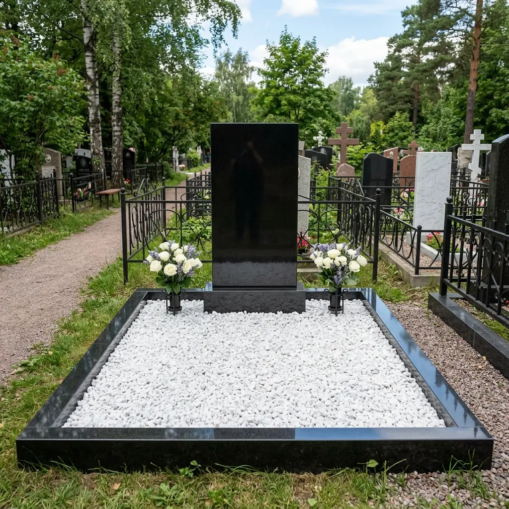 Благоустройство цветной мраморной крошкой